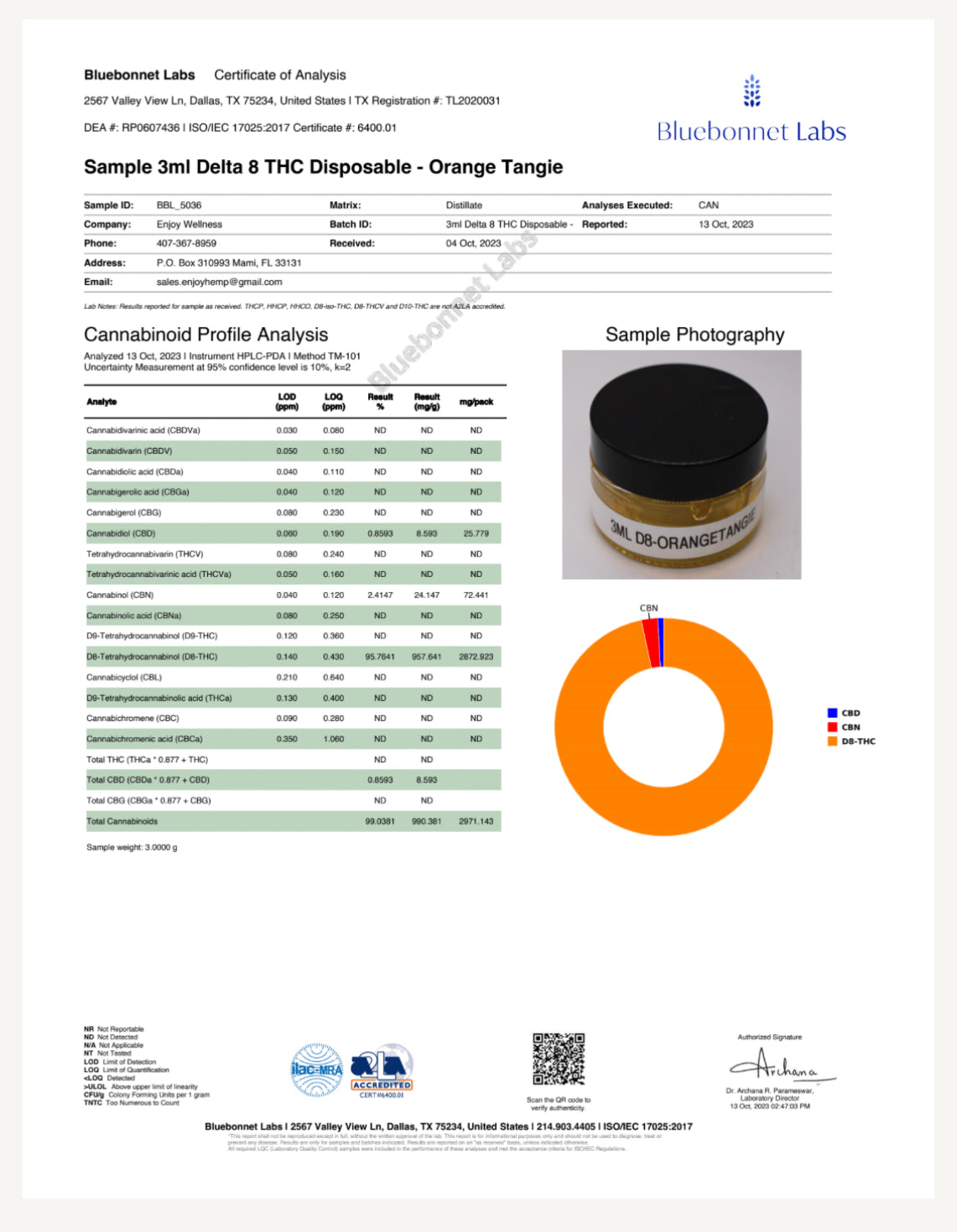 ENJOY 3ml Live Rosin EUPHORIA Delta 8 Disposable Pen-Orange Tangie(Sativa)