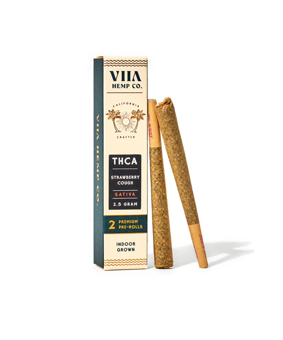 VIIA THCA Strawberry Cough Pre-Rolls (Sativa)
