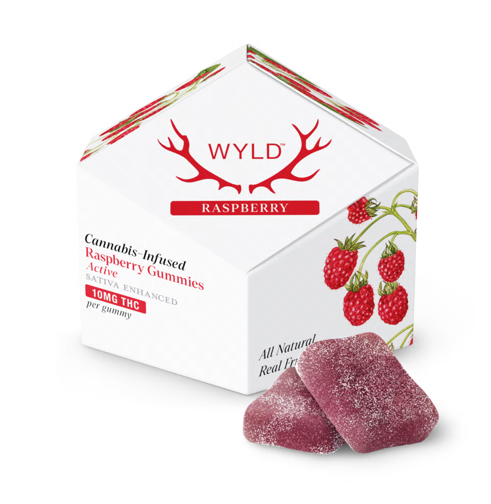 WYLD D9 Raspberry 1:1 Restore Gummy (Hybrid)