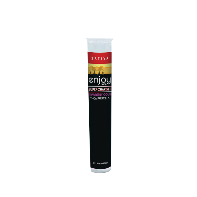 Enjoy Hemp THCA pre-rolls - Strawberry Cough (2 pack)