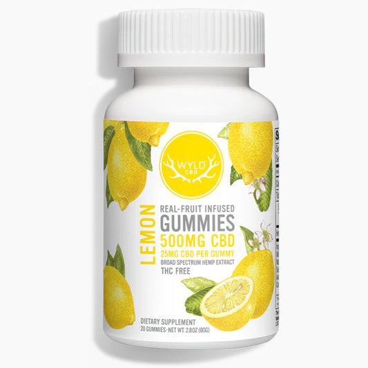 WYLD CBD Lemon Gummies 500mg