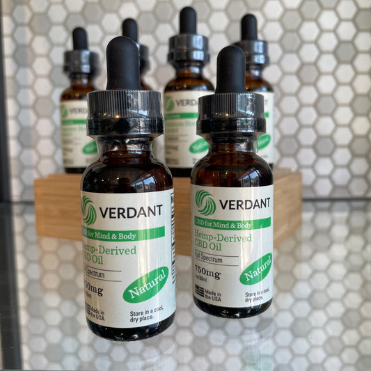 (2 Pack) VERDANT 750mg NATURAL Premium Full Spectrum CBD/BEST DEAL! BOGO PRICING!