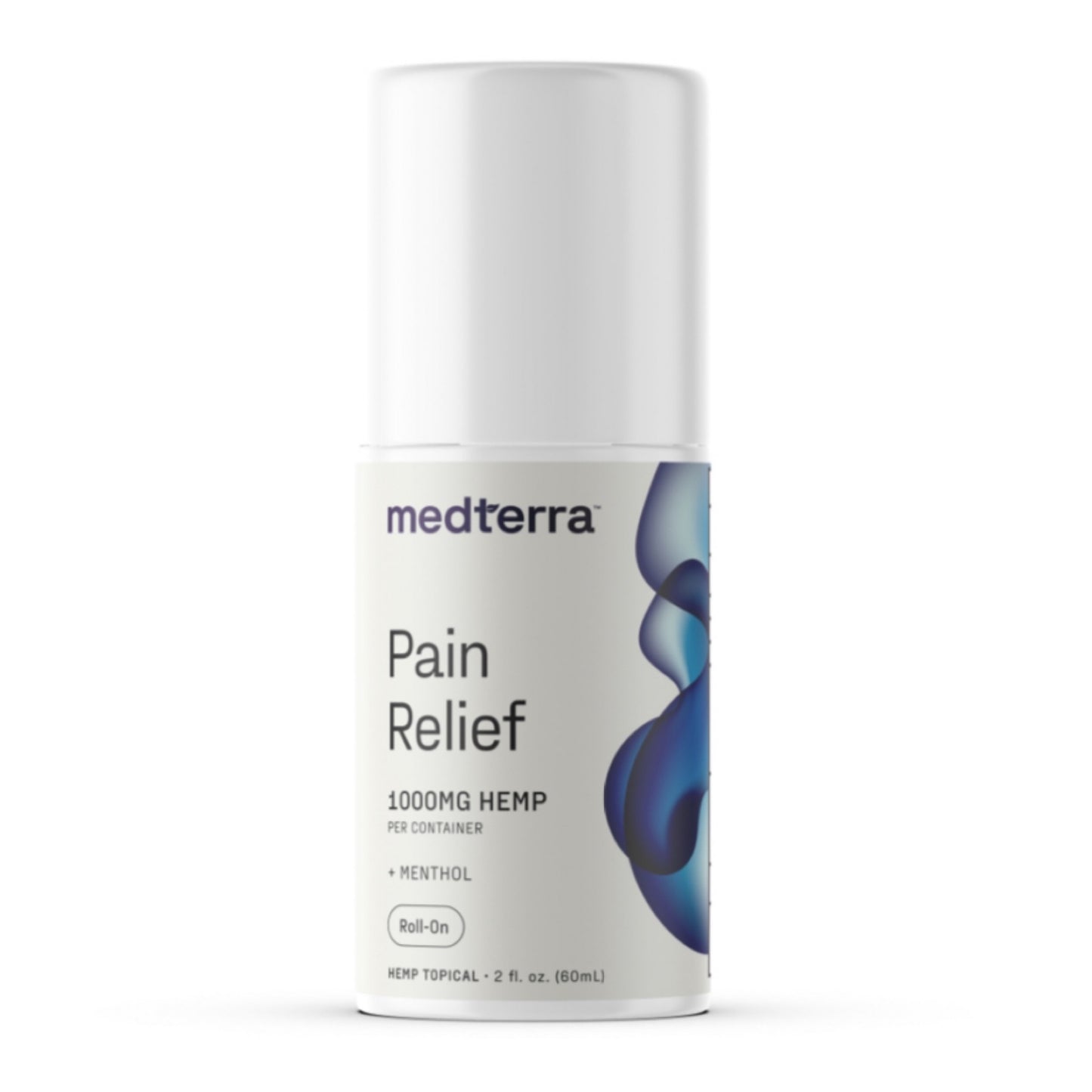 Medterra 1000mg Pain Relief Roll-On + Menthol (2 oz)