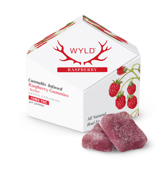 WYLD D9 Raspberry 1:1 Restore Gummy (Hybrid)