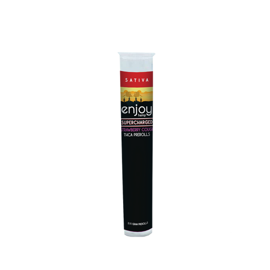 Enjoy Hemp THCA pre-rolls - Strawberry Cough (2 pack)
